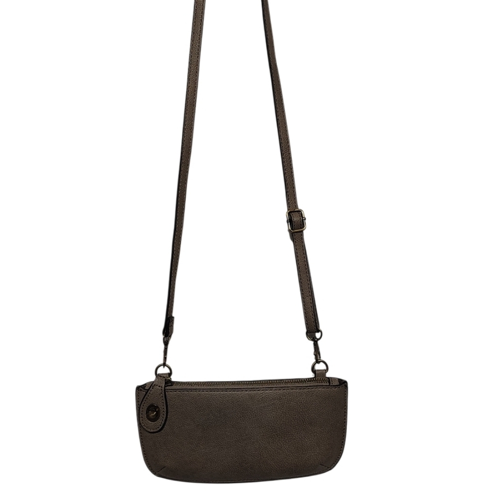 Joy Susan Adjustable Bag Clutch Wallet Crossbody Belt Bag Stone Taupe Color - Picture 3 of 9